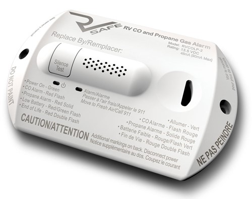 RV Safe Propane Gas & CO Detector-Alarm